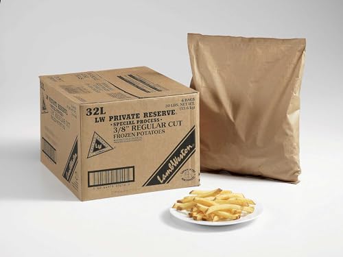 Lamb Weston LW Private Reserve Regular Cut Potato Fry, 5 Pound -- 6 per case.