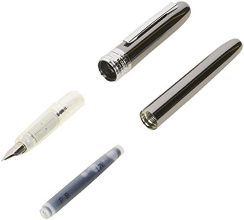Platinum Plaisir Medium Nib Fountain Pen, Black (PGB-1000-#1-M)