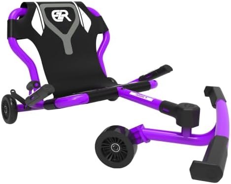 EzyRoller Classic X Ride On Toy for Kids, Ages 3-12, Up to 154 lbs - Black