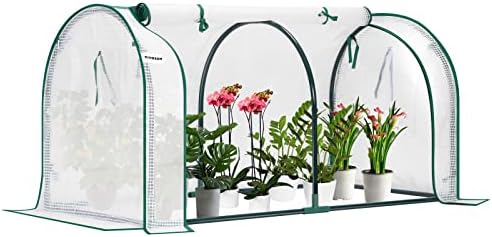 VIVOSUN Mini 4-Tier Greenhouse with Wheels