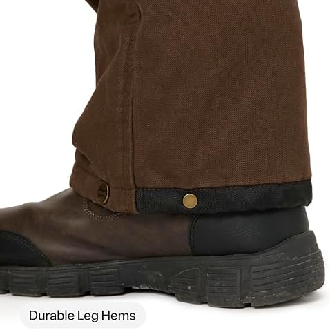 Berne Men's Heartland Insulated Washed Duck Bib Overall