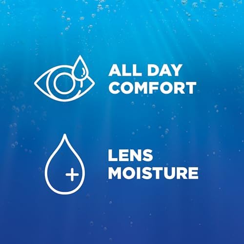 Renu Contact Lens Solution, Advanced Formula, Multi-Purpose Solution with Lens Case, Gently Cleans, Disinfects, Moisturizes & Hydrates Soft Lenses for All-Day Comfort, 12 Fl Oz (Pack of 2)
