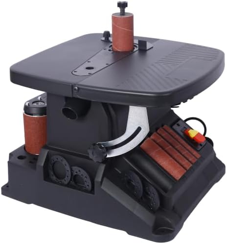 Vertical Oscillating Spindle Sander & Belt Sander - 1-17/32" dust port, 5 Sanding Sleeves