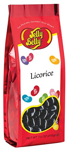 Jelly Belly Licorice Jelly Beans 7.5 oz Gift Bag - Official, Genuine, Straight from the Source