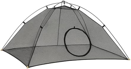 Kitty Compound Outdoor Cat Enclosure and Tunnel, Play Tents | Portable playhouse setup letting indoor felines enjoy fresh air outside while staying contained, safe and secure at all times