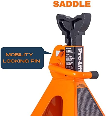 Pro-LifT T-6903D Double Pin Jack Stands - 3 Ton