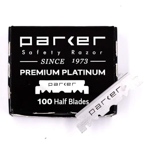 Parker 100 Platinum Single Edge Razor Blades for Barber Straight Razors