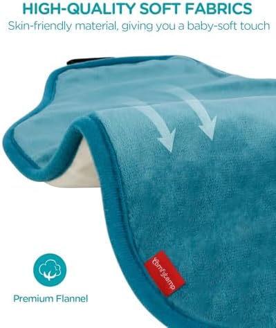 Comfytemp Heating Pad for Back & Period Abdomen, FSA Eligible HSA, XL, Grey