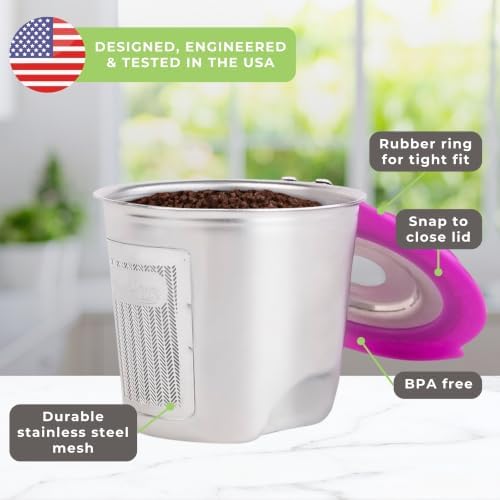 Perfect Pod Café Fill Stainless Steel Reusable K-Cup Coffee Pod Filter