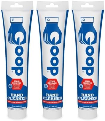GOOP Multi-Purpose Hand Cleaner- Waterless Hand Degreaser, Laundry Stain Remover - NonToxic and Biodegradable Cleaner Remove Dirt, Oil, Paint, Ink, and Clothes Stains Original, 14oz Pack of 1