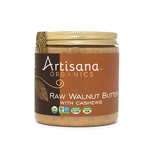 Artisana Organics Raw Tahini Sesame Seed Butter - Just One Ingredient, Unroasted, Vegan, Paleo and Keto Friendly, Non-GMO, 14oz Jar