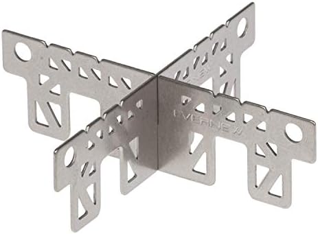 Evernew Titanium Alcohol Stove Cross Stand, Sand Leather | camping-stoves