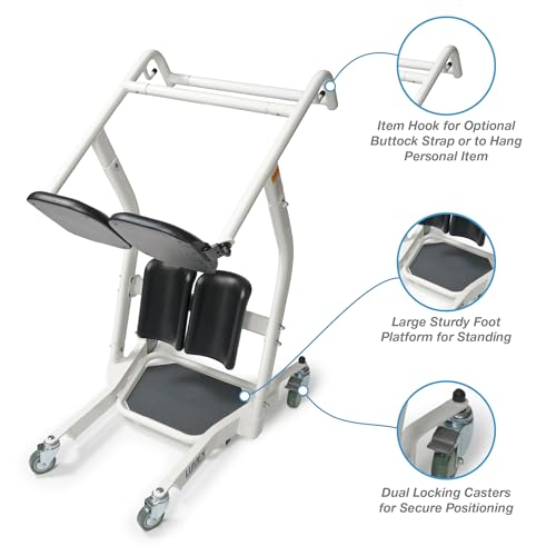 Lumex LF1600 Stand Assist, Sit to Stand Patient Lift for Elderly Seniors, Chair Transfer & Standing Support Aid