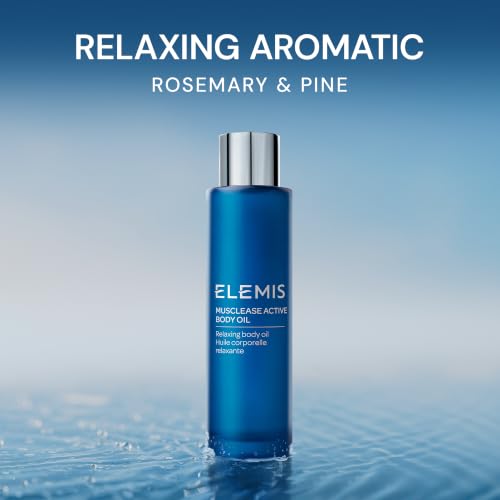 ELEMIS Active Body Concentrate Musclease 100ml, Revitalizing Massage Oil for Tired