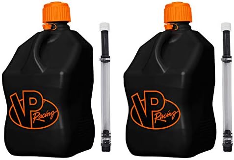 VP Racing 3852-CA Utility Jugs 5.5 Gallon (2 Pack) - Deluxe Filler Hoses, Racing Fuel Jug