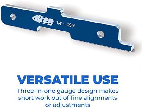 Kreg PRS3400 Precision Router Table Set Up Bars, Set of 7