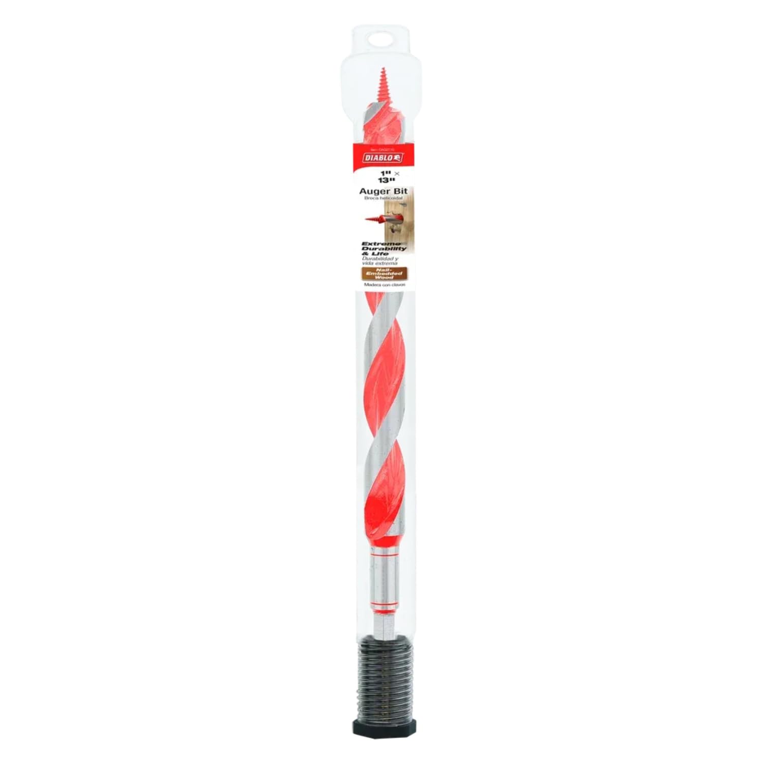 Diablo Auger Bit - 3/4" Diameter, 7/16" Hex Shank, 17-1/2" Length