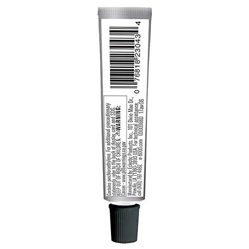 E6000 Medium Viscosity Adhesive, 0.18 Fluid Ounces, Single Pack, Clear (230400)