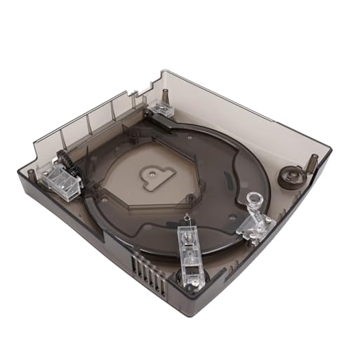 BITFUNX SEGA Dreamcast Replacement Shell, Transparent Case Protective Housing for SEGA Dreamcast Game Console