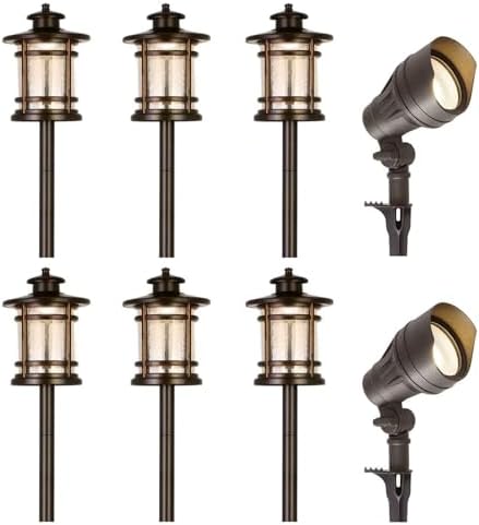 hykolity Low Voltage LED Landscape Kits, 12V-15V Pathway Flood Light Kits