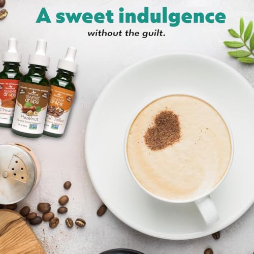 SweetLeaf Stevia Drops Liquid Sweetener, SteviaClear - 4 Fl Oz, Pack of 3 | Unflavored Sweet Drops, Organic Stevia Leaf Extract, Zero Calorie, No Erythritol, Sugar Substitute, With Dropper