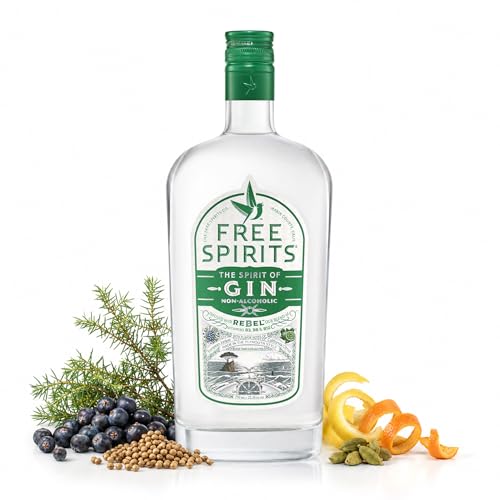 Free Spirits Zero Proof Gin Alternative, Whiskey Style Spirit, 750 mL