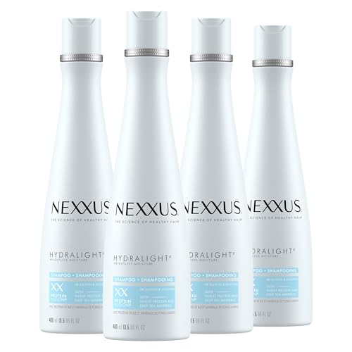 Nexxus Hydralight Shampoo for Hydration for Oily Roots and Dry Ends Hair Care Powered by Aquabank Booster Technology with Glycerin 13.5 oz