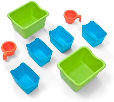 Step2 Jumbo Art Easel, Kids Art Activity Table, Double-Sided Dry Erase and Chalkboard, Storage Bins and Trays