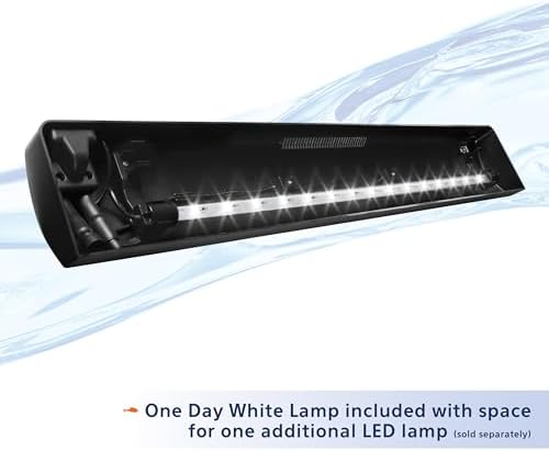 Aqueon LED Fish Tank Aquarium Strip Light Fixture, 24 Inch