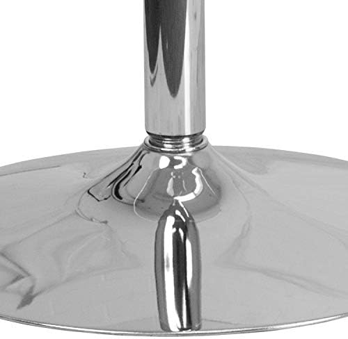 Flash Furniture 23.5 in Glass Round Table | Chrome Base