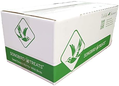 Wildlife Sciences Songbird Treats Seed Bars | 8 Pack of 2 lb Bird Seed Cakes for Wild Birds (Wild Bird Buffet)