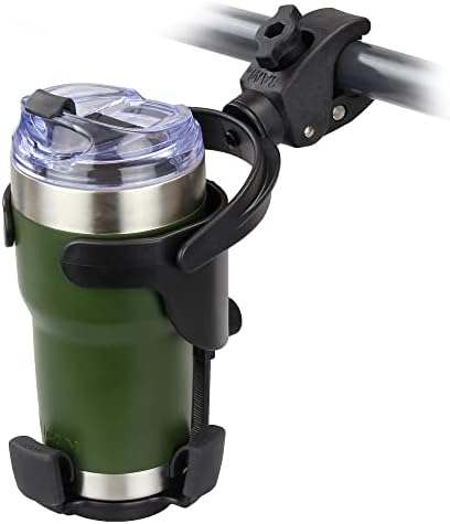 RAM Mounts Motorcycle Level Cup XL Drink Holder with Tough-Claw | Self-leveling holder for bottles and tumblers up to 32 oz