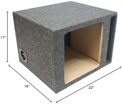 KICKER L7 15" Subwoofer with Box 44L7S152-RS 115SQV Vented Square Enclosure