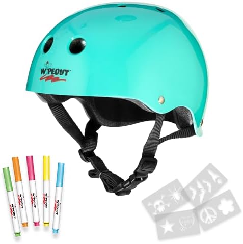 Dry Erase Kids Helmet – Ideal for Bike, Skate, Scooter, in-Line Skating and Rollerblading