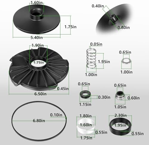 023705 2HP Water Systems Repair Kit | Lawn Sprinkler Repair Kit Fit for Star HSP20P1, for Do It Best HSPJ20P1, for Utilitech UTP20P1