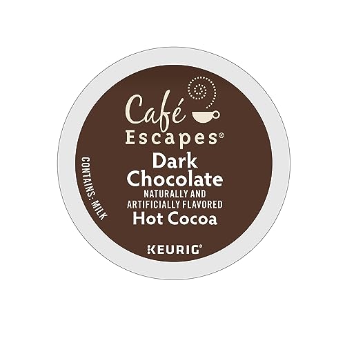 Café Escapes Milk Chocolate Hot Cocoa Keurig Single-Serve K-Cup Pods, 24 Count