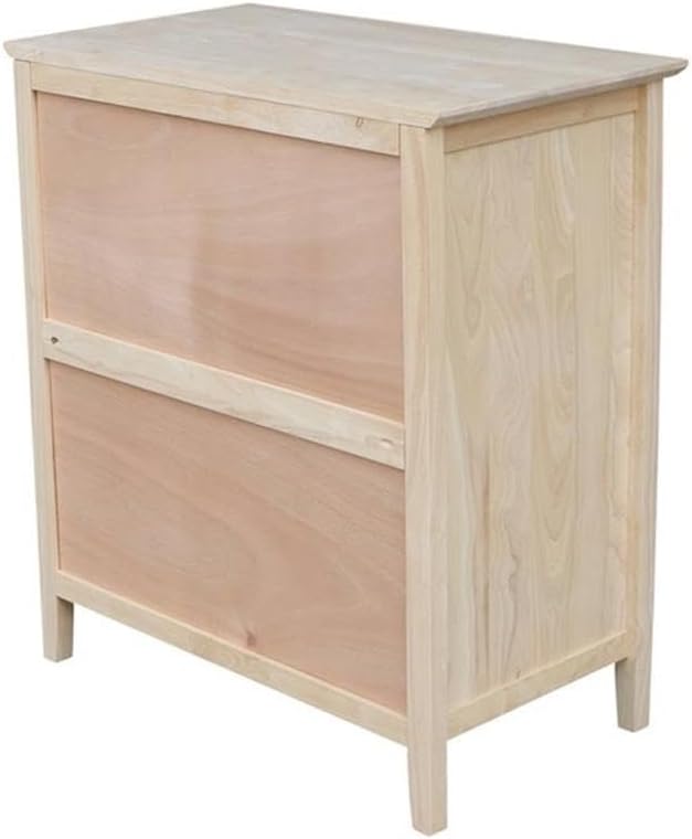 International Concepts Dresser with 3 Drawers, Unfinished