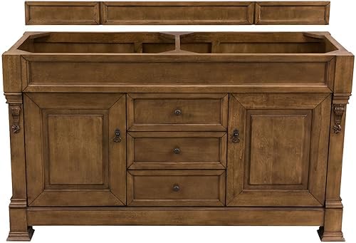 60 in. Double Cabinet in Country Oak Finish