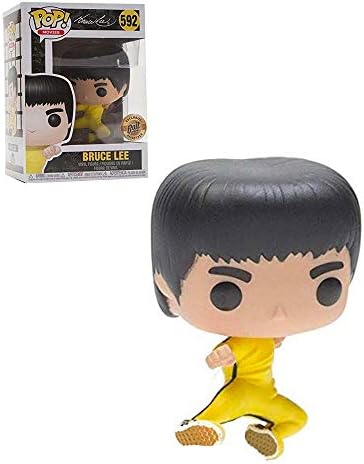 Pop Movies: Jumping Bruce Lee Collectible Figure, Multicolor
