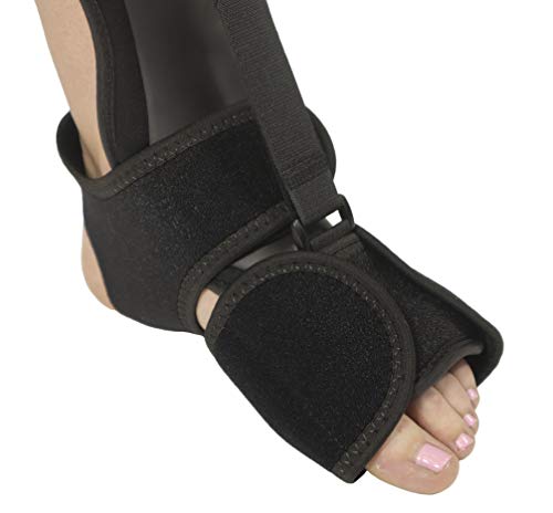 Comfort Dorsal Night Splint - For Plantar Fasciitis, Achilles Tendinitis | Pain Relief from Drop Foot, Heel Spurs - Small/Medium