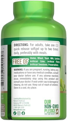 Nature's Truth Ultra Soy Lecithin | 1200 mg | 120 Softgels