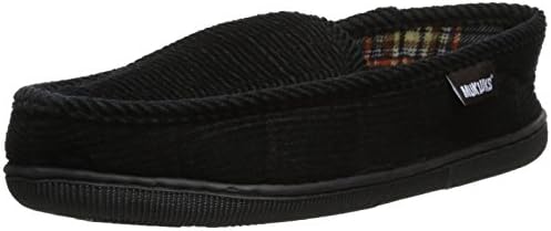 Muk LUKS Men's Corduroy Moccasin with Flannel Lining
