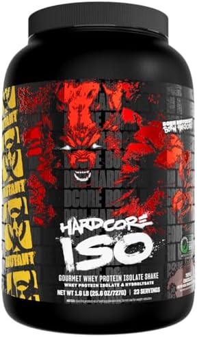 Mutant Hardcore ISO, Whey Protein Isolate, Triple Chocolate, 1.6 lb