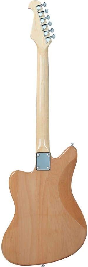 Monoprice Indio Series, 6-String Offset DLX Plus Alder Electric Guitar - Right Handed, With Gig Bag, Blue, OS40