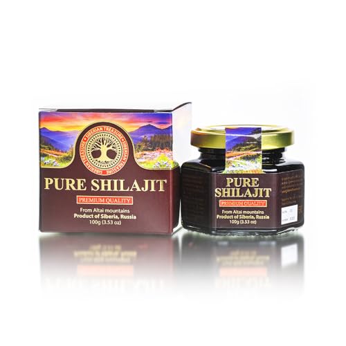 Pure Authentic Shilajit Siberian Mumijo Resin, 100 grams, 3.5 OZ