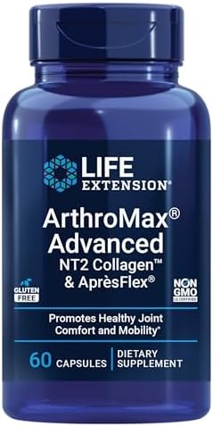 Life Extension ArthroMax® Advanced NT2 Collagen™ & AprèsFlex®, glucosamine sulfate, Boswellia (Indian Frankincense), Joint Health, Mobility