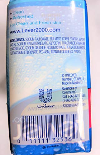 Lever 2000 Original Refreshing Bar Soap, Perfectly Fresh 4 oz, 2 ea