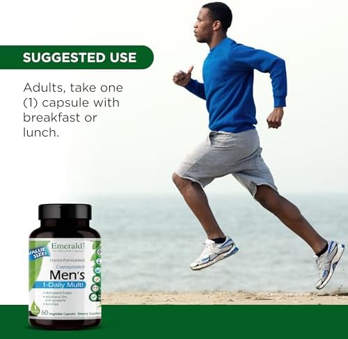 EMERALD LABS Men's 1-Daily Multi, 60 Capsules