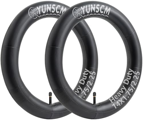 14" Heavy Duty Bike Tubes 14 E-Bike Tubes 14x1.75/2.25 Inner Tubes