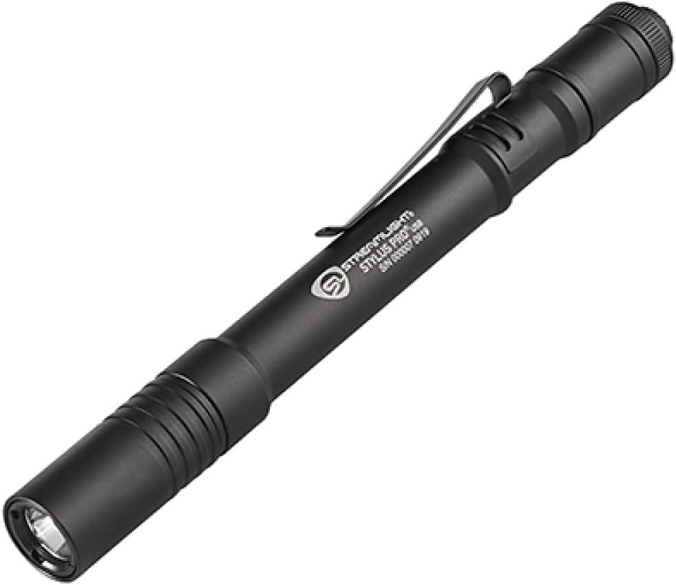 Streamlight 66149 Stylus Pro UV LED Penlight with Holster, Black